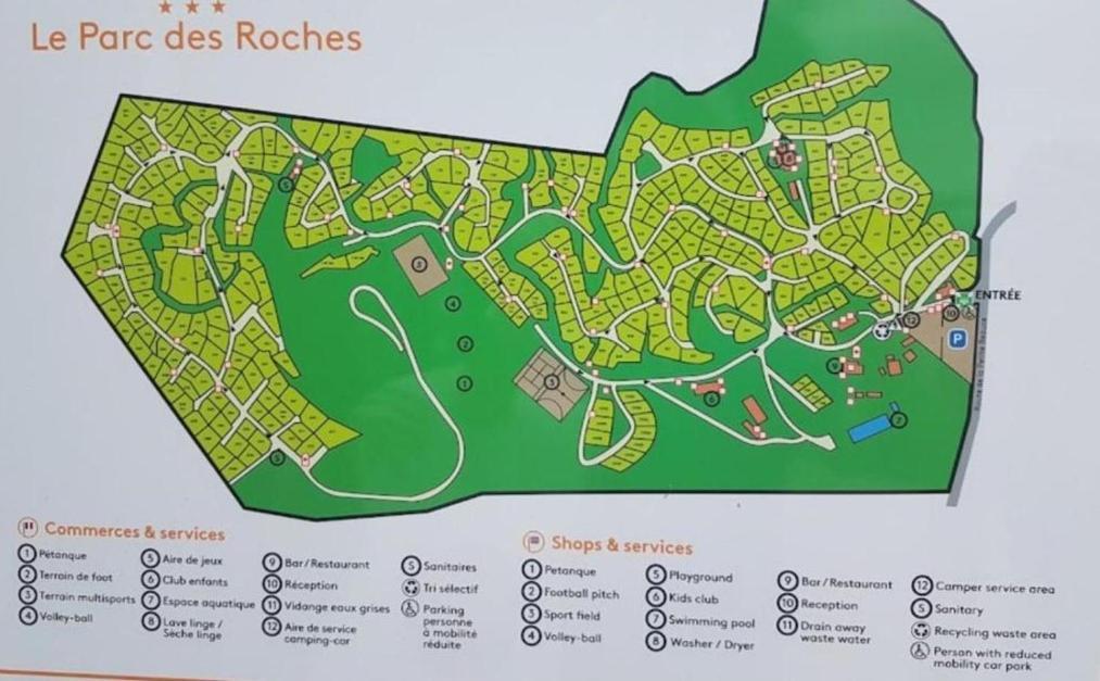 Location Mobil-Home Le Parc Des Roches Saint-Cheron Ngoại thất bức ảnh